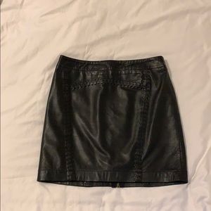 Leather French Connection skirt